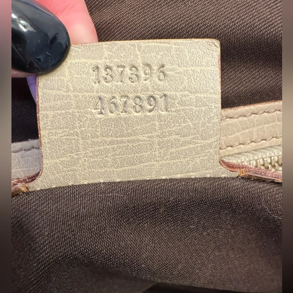 Gucci Signature Monogram Canvas Shoulder Tote- Fixer Bag (Heavy damage) - Picture 12 of 16